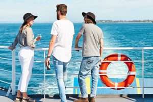 smt searoad ferries queenscliff on the deck